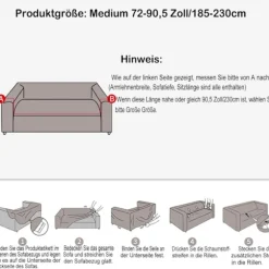Sofaovertræk 3-personers elastisk sofaovertræk sofaovertræk