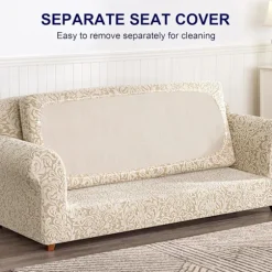 Sofaovertræk Sofabetræk 2-delt Jacquard Damask Betræk wi