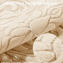 Sofaovertræk Sofabetræk 2-delt Jacquard Damask Betræk wi