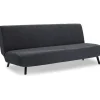 Sofaovertræk uden armlæn, elastisk skridsikkert strækbetræk blødt stof (grå)