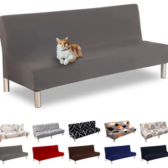 Sofaovertræk uden armlæn 3-personers universal stretch Clic C