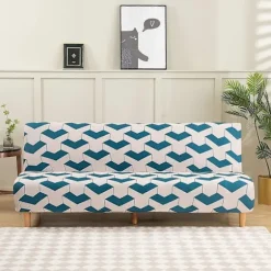 Sofaovertræk uden armlæn til sovesofa uden armlæn, 115-145 cm
