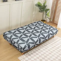 Sofaovertræk uden armlæn til foldbar sovesofa uden armlæn, 115-145cm