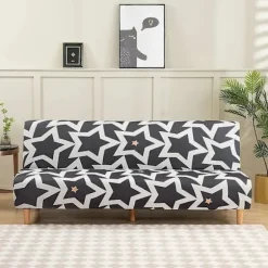 Sofaovertræk Uden Armlæn til Sovesofa Uden Armlæn, 155-185cm