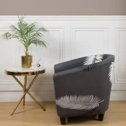 Sofastol Betræk Polyester Spandex Badekarstol Betræk Lænestolsbetræk Møbler Blødt Sofabetræk，16794