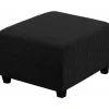 (sort) Stretch Slipcovers, Kvadratiske Spandex Stof Slipcovers til