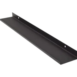 Sort Væghylde - Flydende Væghylde 70 cm - Metalhylde kompatibel med Rammer, Foto, Køkken, Soveværelse, Badeværelse, Kontor