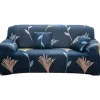 Sovesofa betræk 3-personers sovesofa betræk Trykt stretch sovesofa betræk Polyester Spandex Møbelbeskytter Betræk-FS-