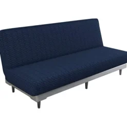 Sovesofa Betræk, 3-personers Sofa Betræk Sofa Beskytter Uden Armlæn (Navy Blå)[x22450]