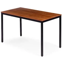 Spisebord eller skrivebord, 120x60 cm, MDF og metalramme