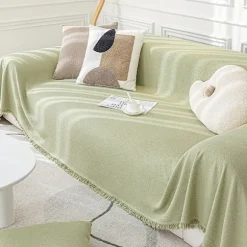 4-Sæson Anti-Slip Sofa Håndklæde, Anti-Kattekløe Klud Sofa Betræk Teddy Fløjl, Vandafvisende Multifunktionel, 180*300cm 180*300cm