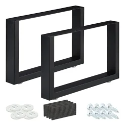 sæt med 2 bordløbere sort