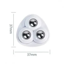 Sæt med 20 mini kuglemøbelhjul 360° drejelige hjul 3-stålkugle design