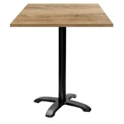 Ståbord 70 x 70 cm - Bazila Slovensk eg model brun