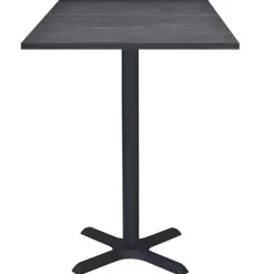 Ståbord 60 x 60 cm - Dina gammel fyrretræ model brun
