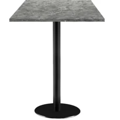 Ståbord 60 x 60 cm - Rome nabu marmor model Grå