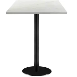 Ståbord 60 x 60 cm - Rome paro marmor model Vit