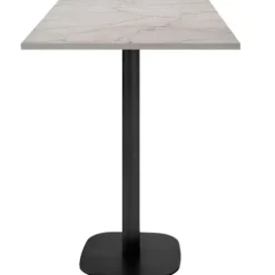 Ståbord 60 x 60 cm - Rund yule marmor model beige