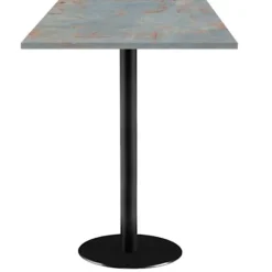 Ståbord 60 x 60 cm - rustgrå Rom model brun