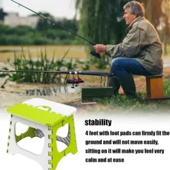 Stole Bærbare stole Plaststole Foldbare bænkben Stole Fiskestole Multifunktionelle håndtag Blandbare stoleben