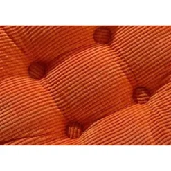 Stolpude lænestol siddepude sofapude til indendørs og udendørs brug, firkantet, forskellige farver, tyk polstring, 38 * 38 cm (vibrerende orange)