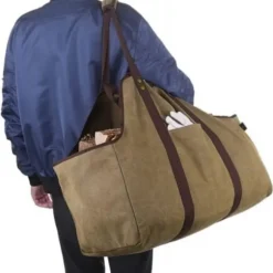 Stor brændekasse 60cm x 30cm x 50cm Brown