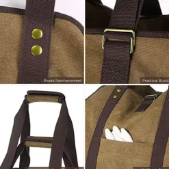 Stor Brændetaske 60cm x 30cm x 50cm til Opbevaring
