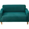 Stretch Sofa Overtræk Sofa Betræk, Universal Sofa Betræk til Armlæn Sofa (Sort, 1 Person)