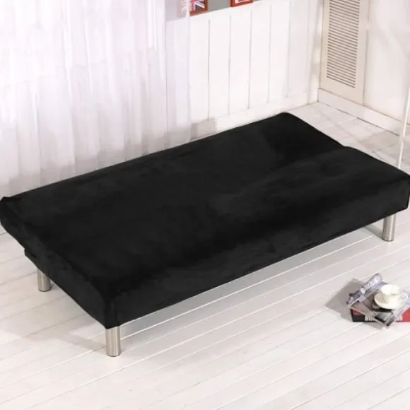 Stræk Clic-Clac Betræk - Sort - Uden Armlæn - Polyester - Syntetisk - Moderne Black