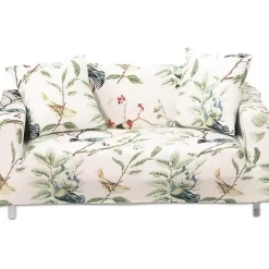 Stræk Sofa Betræk Elastisk Sofa Betræk Jacquard 2 Personers Sofa Betræk Blomstret Mønster