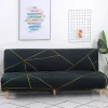 Strækbar armløs sofaovertræk, Universal armløs sofaovertræk Alle dækket folde sofa beskytter, Nem at installere og rengøre, 3 sæder Clic Clac overtræk, Mørkegrå | Fyndiq