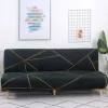 Strækbar sofabetræk uden armlæn – Polyester og spandex – Elastisk pasform – Maskinvaskbar – Til sovesofaer 180-220cm