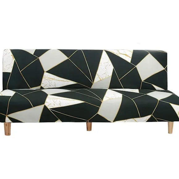 Strækbar sofaovertræk, elastisk sofaovertræk uden armlæn, universal sofaovertræk, sofabeskytter (190-210cm)