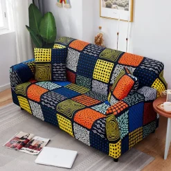 Strækbare sofaovertræk trykte sofaovertræk lænestolbetræk til