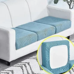 Strækbart sædehyndebetræk Sofahynde Møbelbeskytter til sofasæde Sofabetræk Sofabetræk Blød fleksibilitet med elastisk bundbredde 65-95 cm