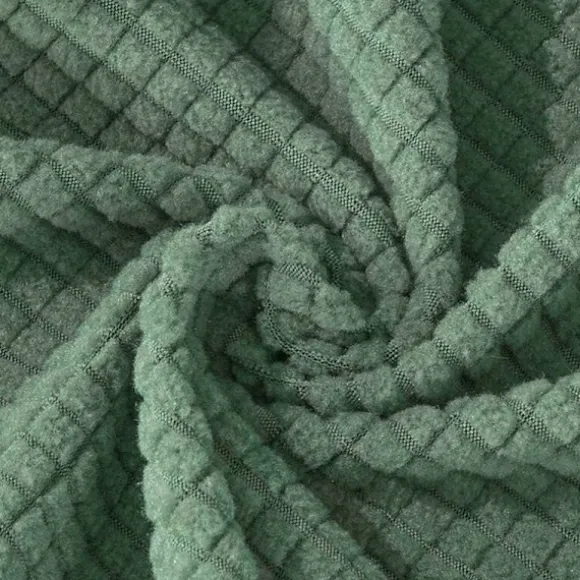 Strækbart stolebetræk til kontorstol, drejestol, sædebetræk (grøn 38-48cm × 38-48cm)