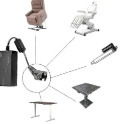 Strømforsyning til elektrisk lænestol sofa transformer adapter 29v AC/DC
