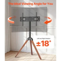 Støtte-tv-tripod - DUOKU - FT03 - Kompatibel 40-65 tommer - Kapacitet 45 kg - Massivt træ