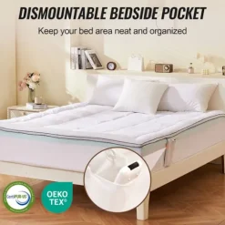 Surmatelas - DUOKU - Queen Size - 76,2 mm tyk - Hukommelsessoft - Aftagelig