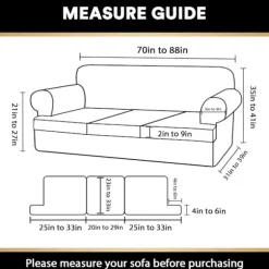 T Hynde Sofabetræk 4 Dele Sofabetræk til T Hynde Sofa Bløde Sofabetræk Møbelbeskytter med 3 Individuelle T Form Sædebetræk Light Gray 2 cushion sofa | Fyndiq