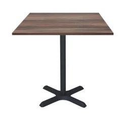 Tabel 70 x 70 cm - model Dina eg bjerg brun