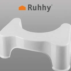 Toiletstol - Til forstoppelseslindring - Squatty Potty hvid white 750