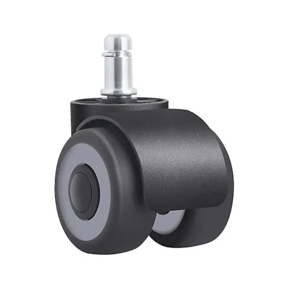 2-tommers Kontorstol Hjul Tvillingehjul 34 kg Belastningskapacitet 10*22