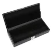 Træ PU læder cover rør etui holder 2 lag opbevaringsboks til 40 stk obo rør