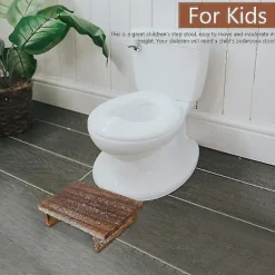 Træ Lille Skammel Sengeside Trin Skammel Indendørs Og Udendørs Mobil Trin Skammel Pad Fod Skammel Badeværelse Toilet Træ Skammel Ornamenter Tw
