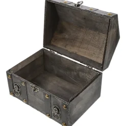 Træ Opbevaringsboks Smykkekasse Vintage Smykkeboks Skatteboks Med Låg