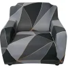 Trykt 1-personers sofaovertræk super strækbart stof 90cm-130cm