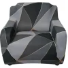 Trykt 1-personers sofaovertræk superelastisk stof 90cm-130cm