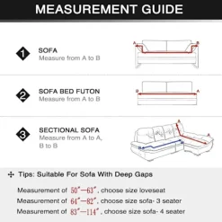Trykt sofa sæt Elastisk sofa sæt mønster dobbelt sofa sæt til 2 pude sofa Dobbelt sofa Dobbelt sofa sæt (3 sæder/