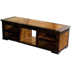 TV møbel - DKD Home Decor - Akacie - Massivt træ - 140 x 45 x 45 cm - Rektangulær